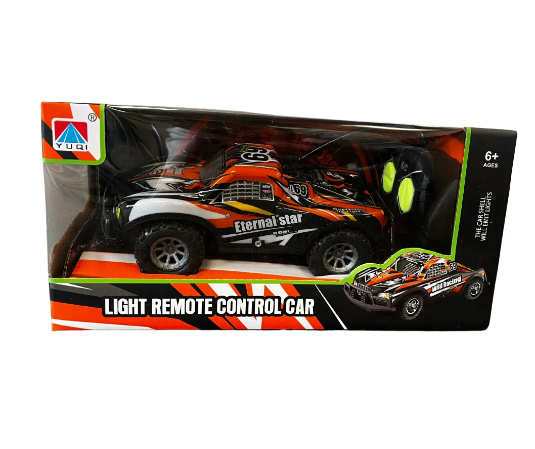 1: 20 Four-Way PVC Shell Short Card Off-Road Remote Control Racing Cool Led Lights