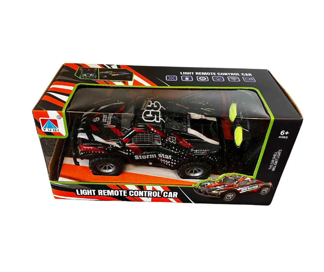 1: 20 Four-Way PVC Shell Short Card Off-Road Remote Control Racing Cool Led Lights