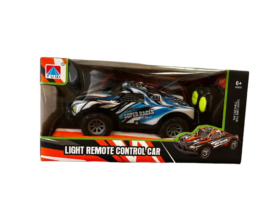 1: 20 Four-Way PVC Shell Short Card Off-Road Remote Control Racing Cool Led Lights