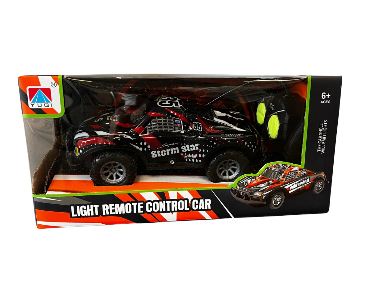 1: 20 Four-Way PVC Shell Short Card Off-Road Remote Control Racing Cool Led Lights