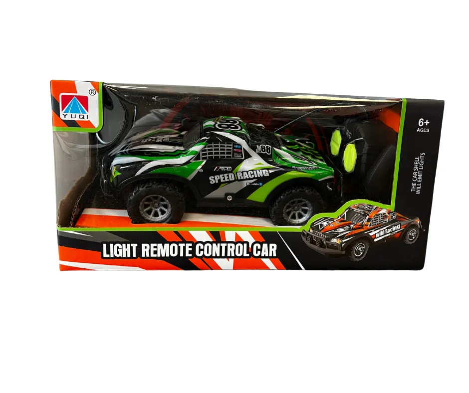 1: 20 Four-Way PVC Shell Short Card Off-Road Remote Control Racing Cool Led Lights