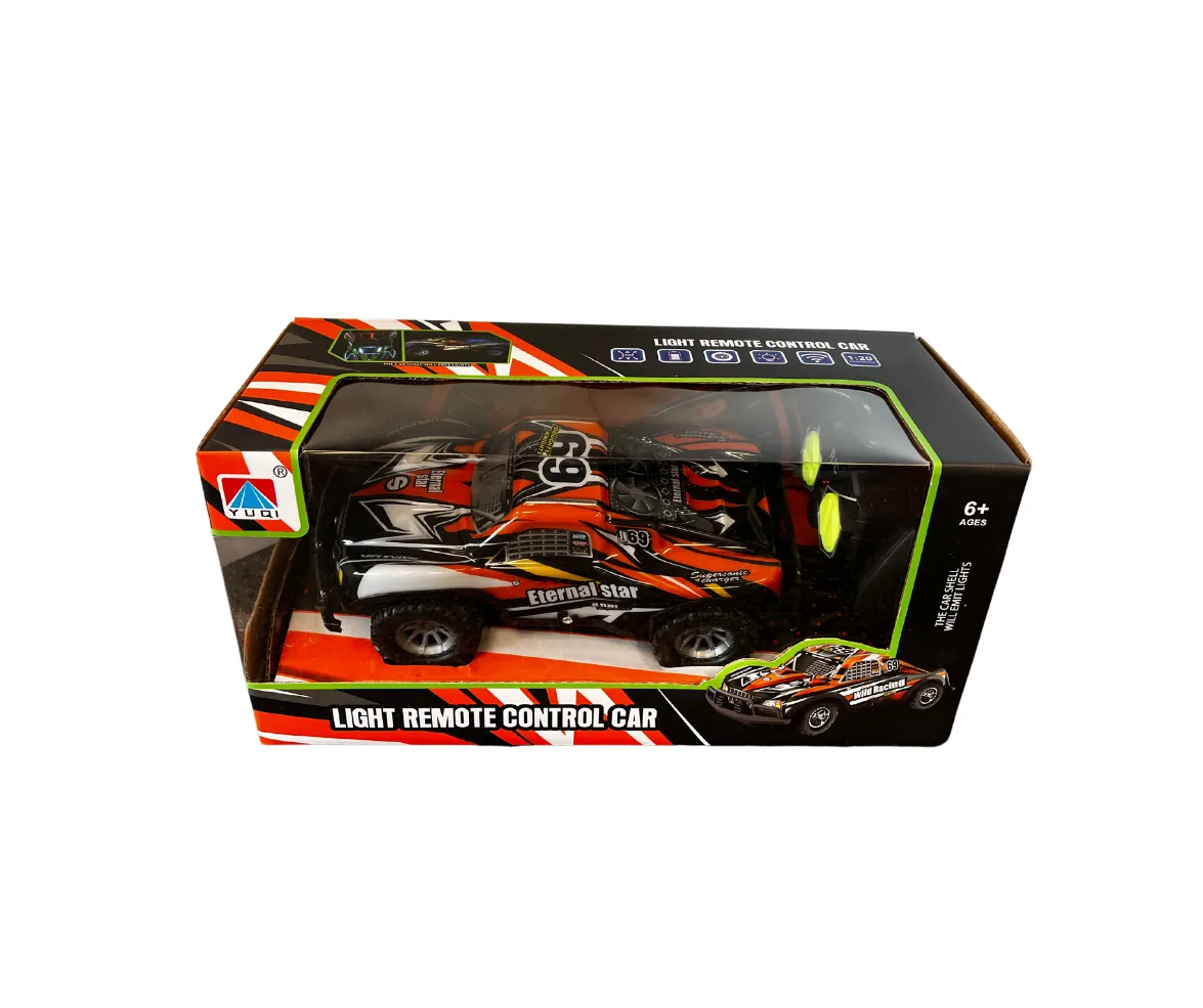 1: 20 Four-Way PVC Shell Short Card Off-Road Remote Control Racing Cool Led Lights