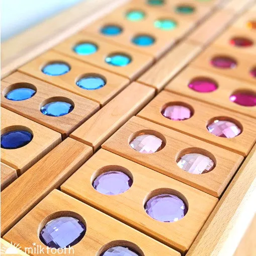 Bauspiel | Colour Street | 45 Blocks with Tray