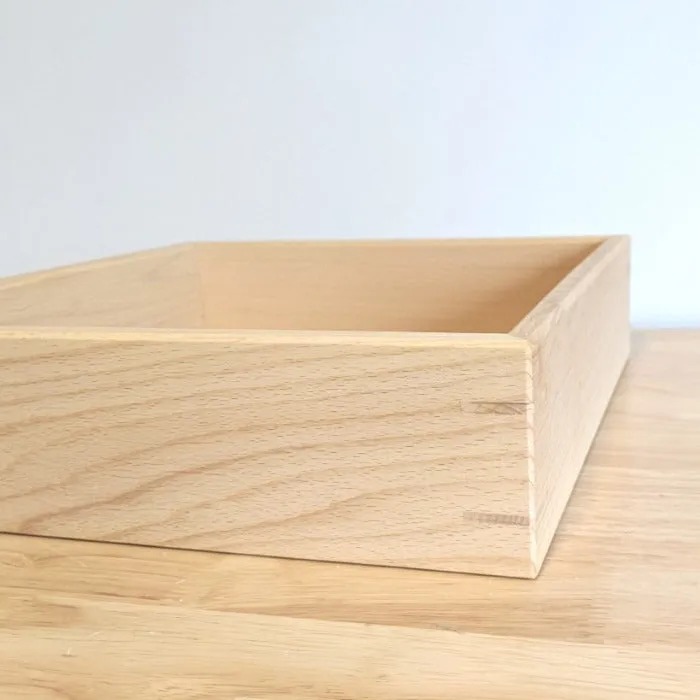 Bauspiel | Grids Natural | 12 Blocks with Tray