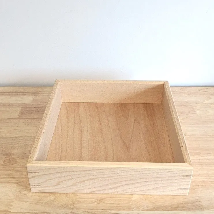 Bauspiel | Grids Natural | 12 Blocks with Tray