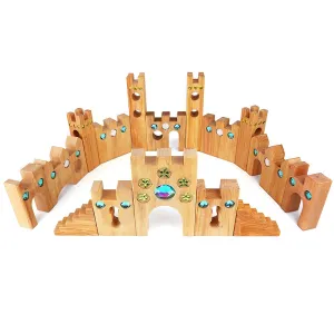 Bauspiel | Large Fairytale Castle Building Block Set 16 Pieces