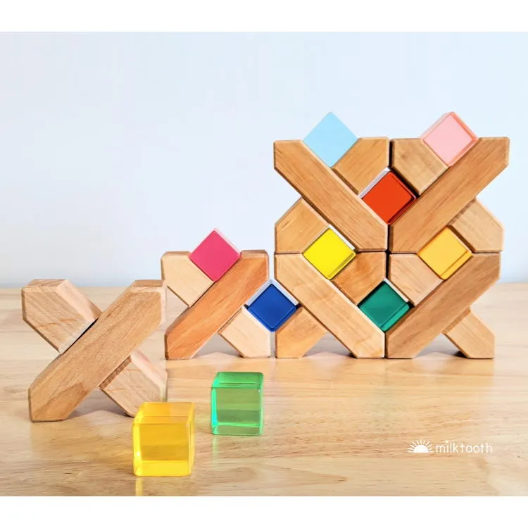 Bauspiel | Lucite Cube | Single 1 Piece
