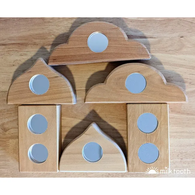 Bauspiel | Mirror Blocks | 6 Blocks
