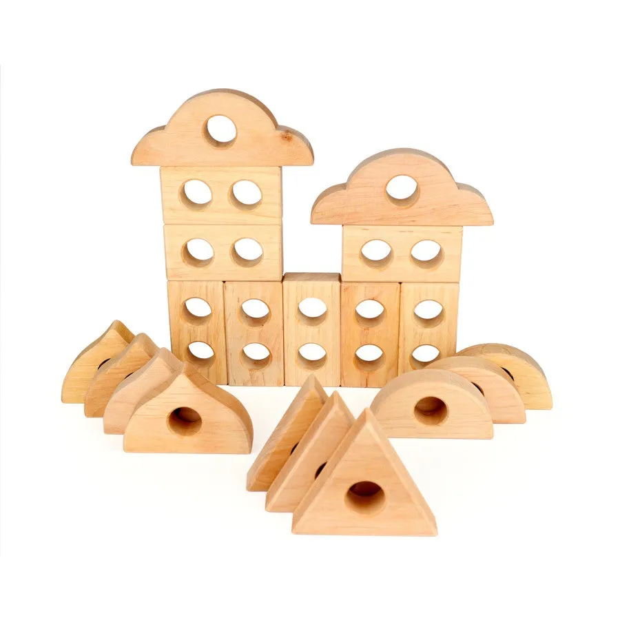 Bauspiel | Peephole Blocks 20 Pieces