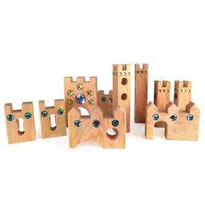 Bauspiel | Small Fairytale Castle Building Block Set 10 Pieces