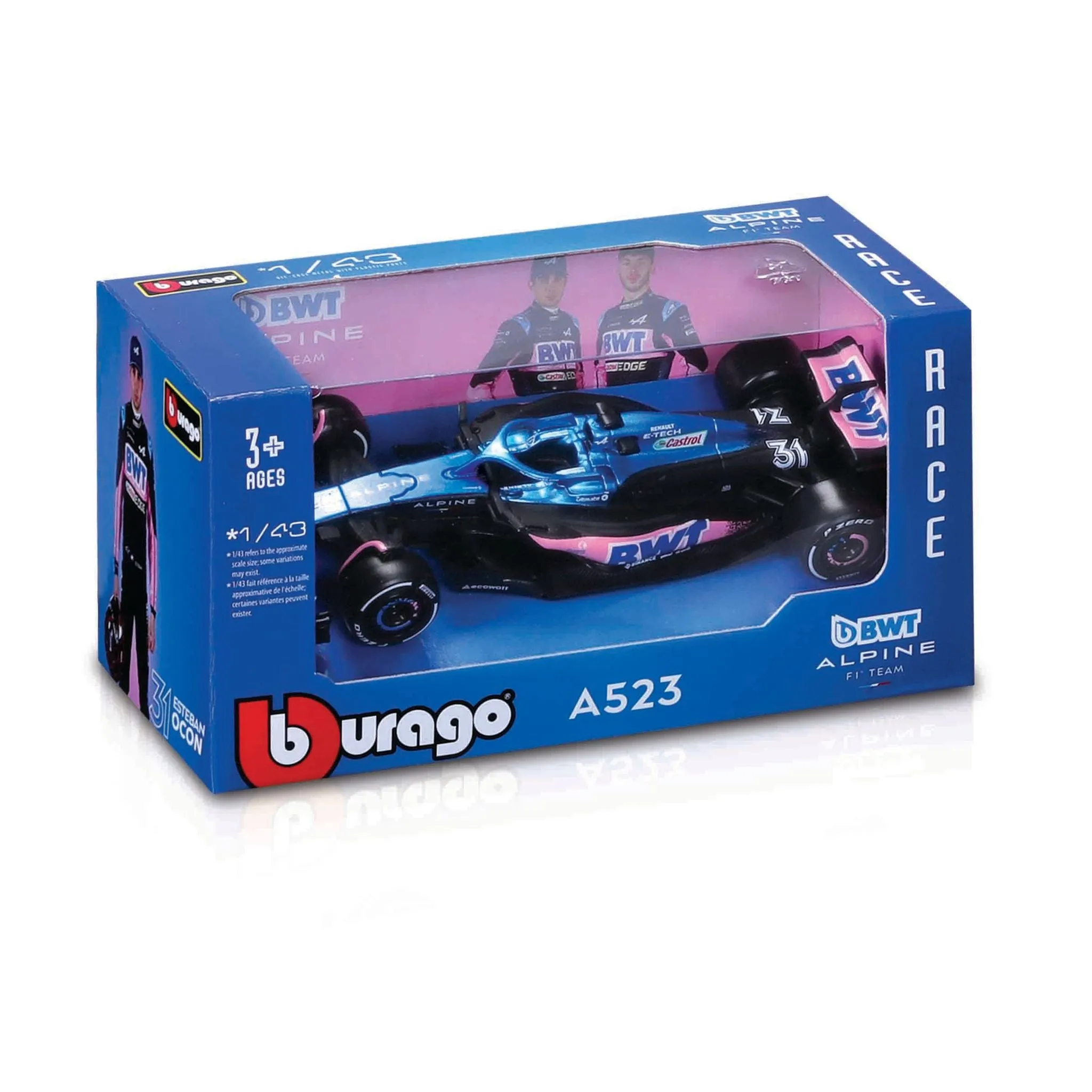 Bburago 1:43 2023 F1 Renault Alpine #31