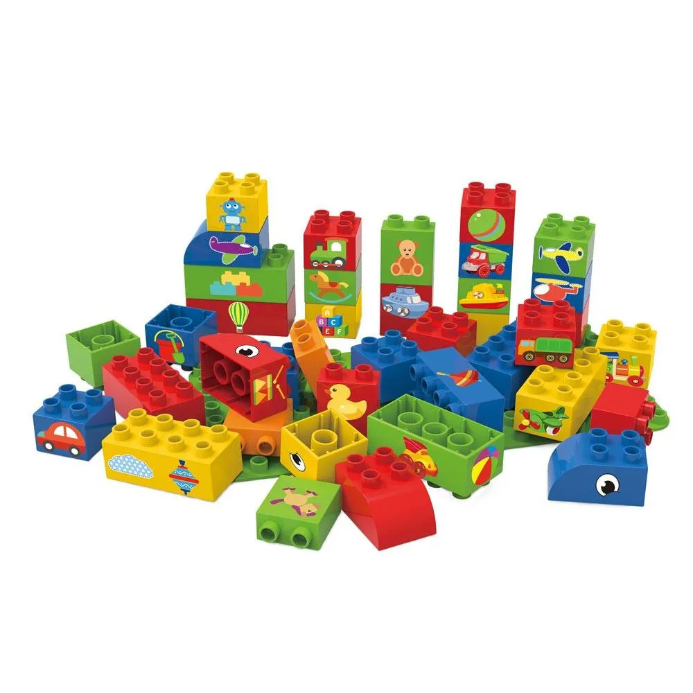Biobuddi 006 - Educational blocks with baseplate boys Wise - Kids Toys