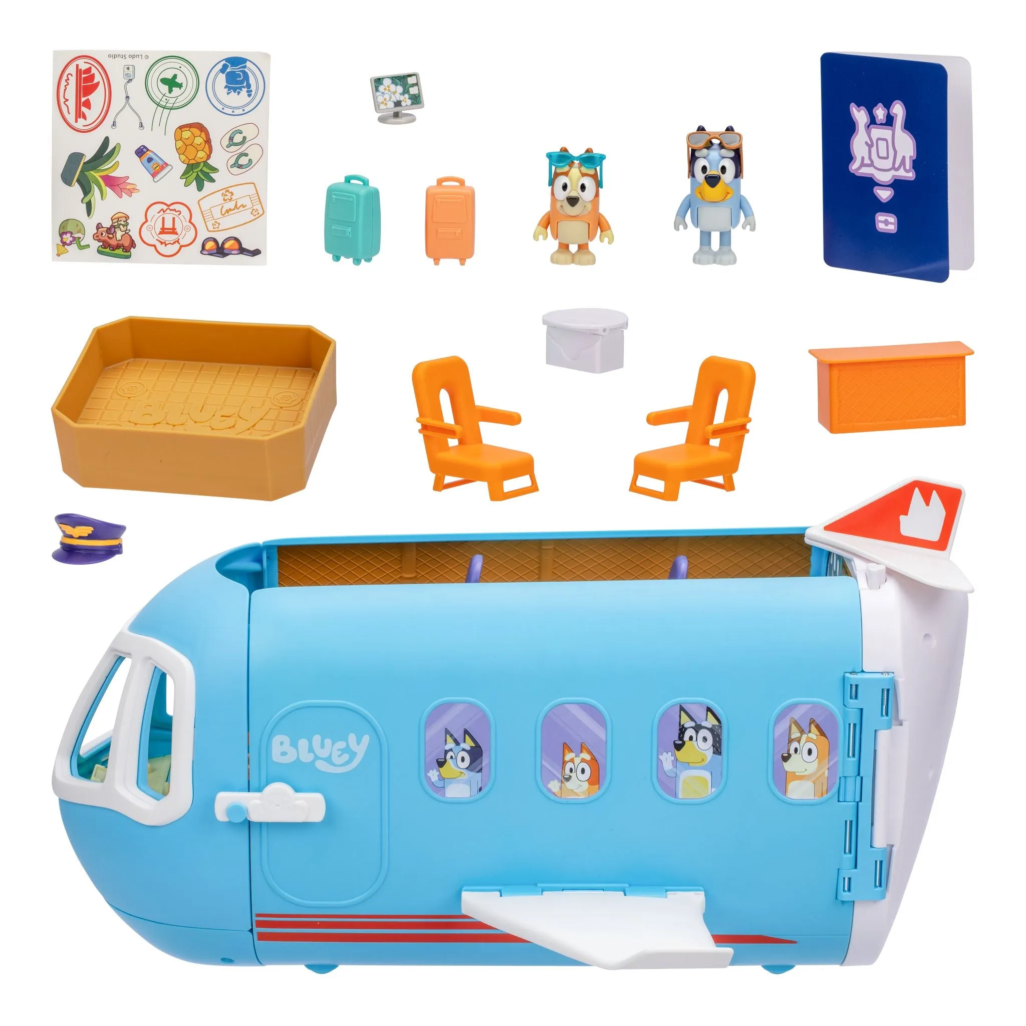 Bluey Series 11 3-In-1 Airplane Playset