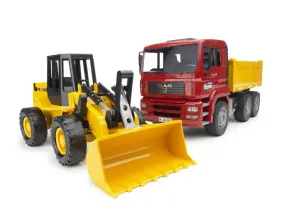 Bruder 1:16 Man Tga Construction Truck With Articulated Front Loader