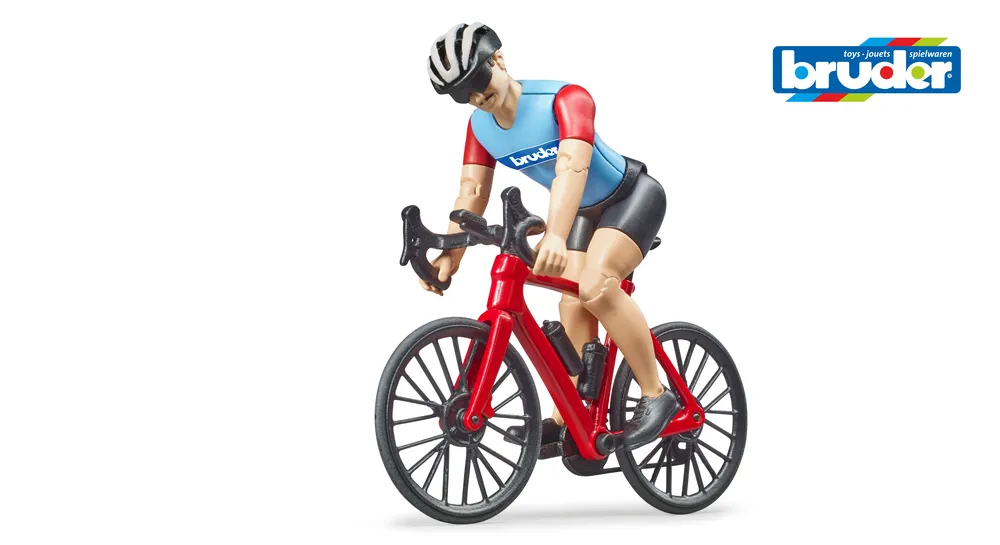 Bruder Road Bike With Cyclist