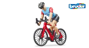 Bruder Road Bike With Cyclist