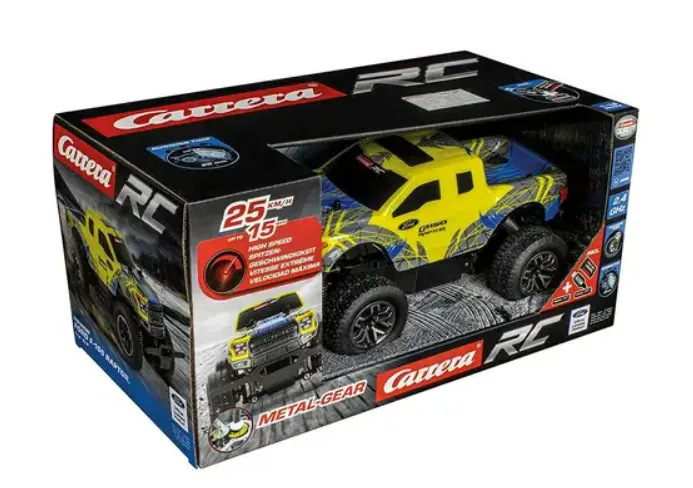Carerra RC Ford F-150 Raptor Yellow/ Blue