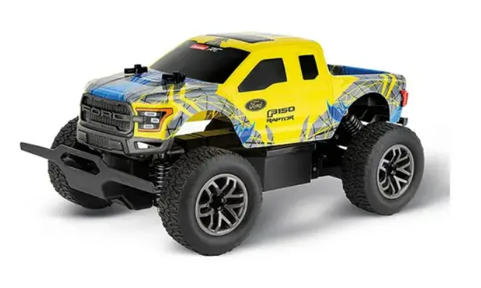 Carerra RC Ford F-150 Raptor Yellow/ Blue