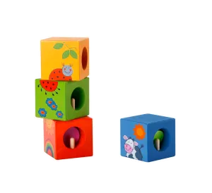 Classic World Discovery Cubes With Animal Puzzle