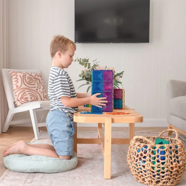 Connetix Tiles | 18 Piece Rainbow Rectangle Pack