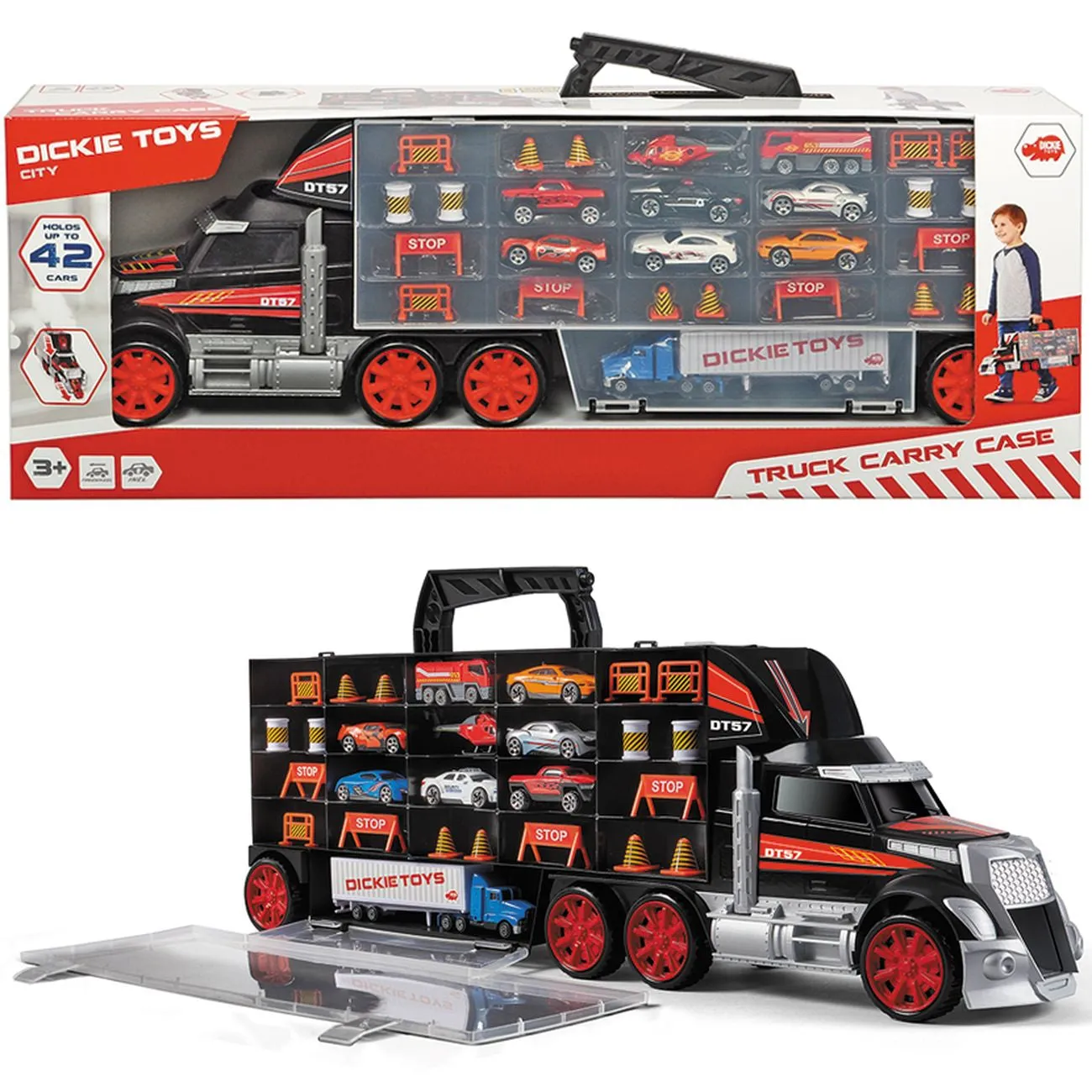 Dickie Toys City 62cm Truck Carry Case With Handle
