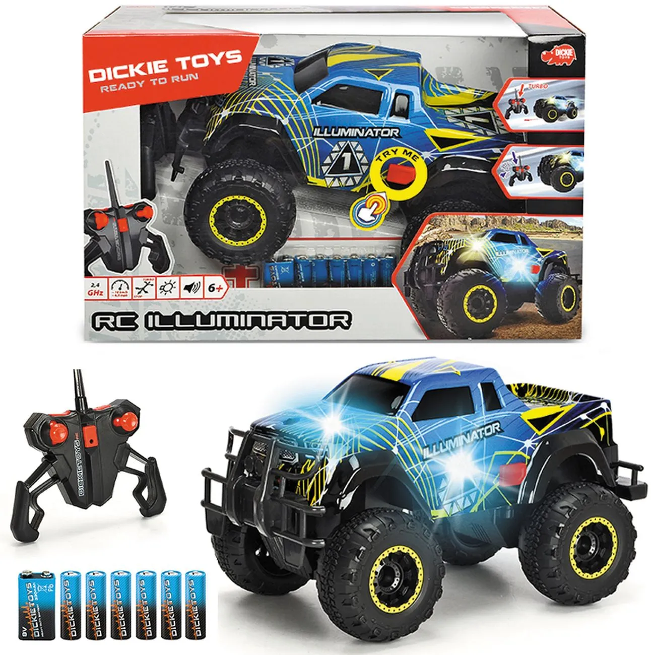 Dickie Toys Ready To Run Remote Control Illuminator