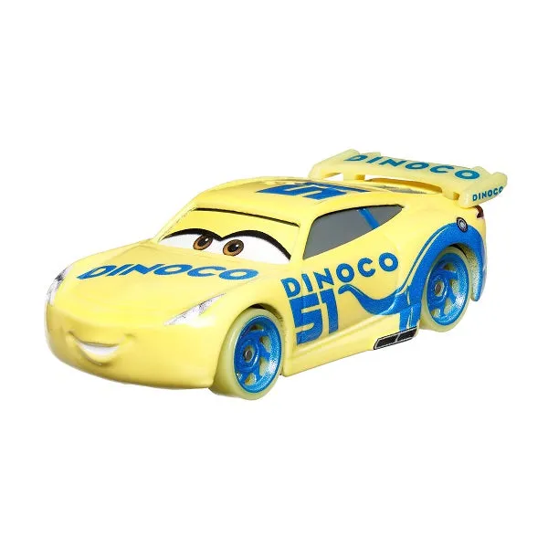Disney Cars Diecast Glow Racers - Dinoco Cruz Ramirez