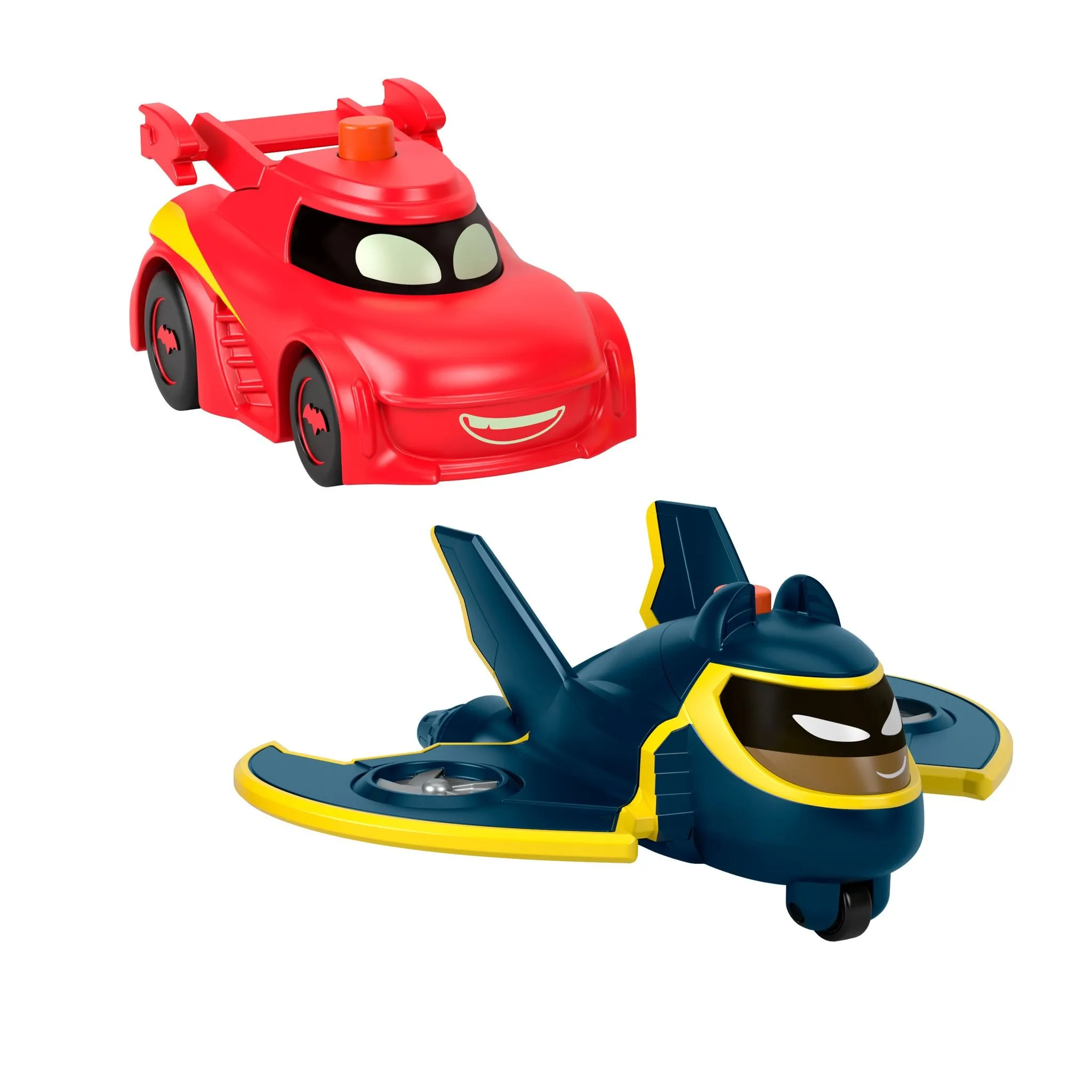 Fisher-Price Batwheels 1:55 Light Up 2 Pack-Redwing Batwing