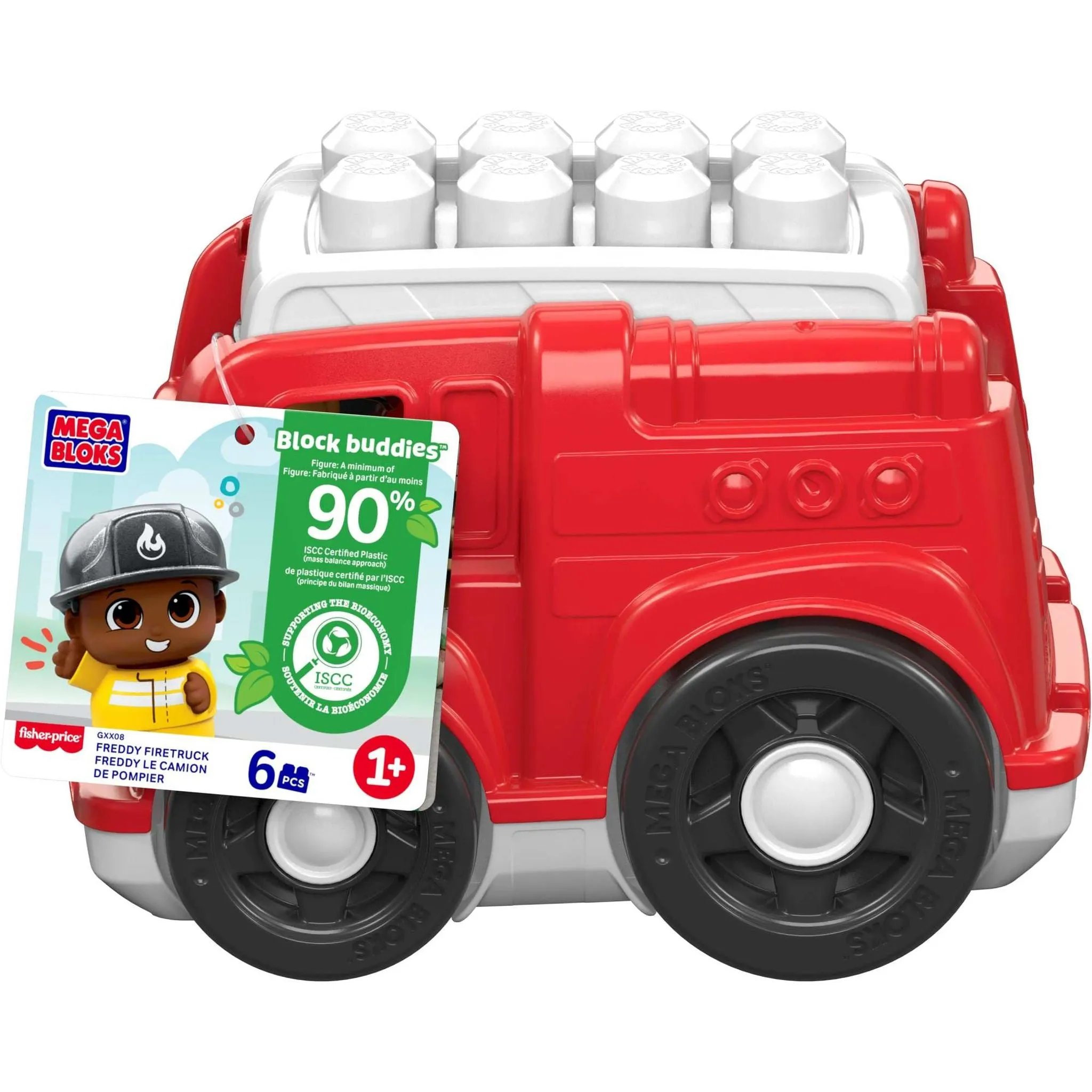 Fisher-Price MEGA BLOKS First Builders Freddy Firetruck