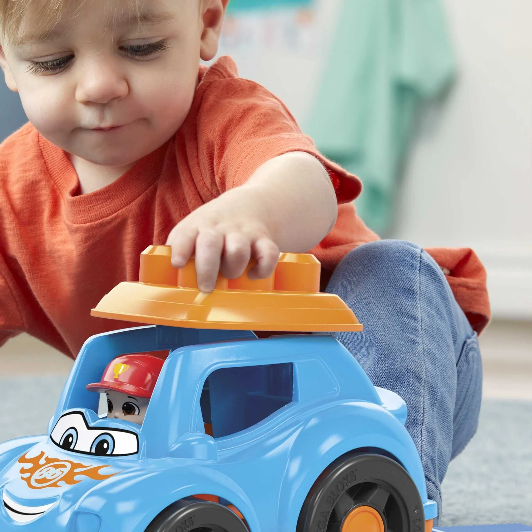 Fisher-Price MEGA BLOKS First Builders Ricky Race Car