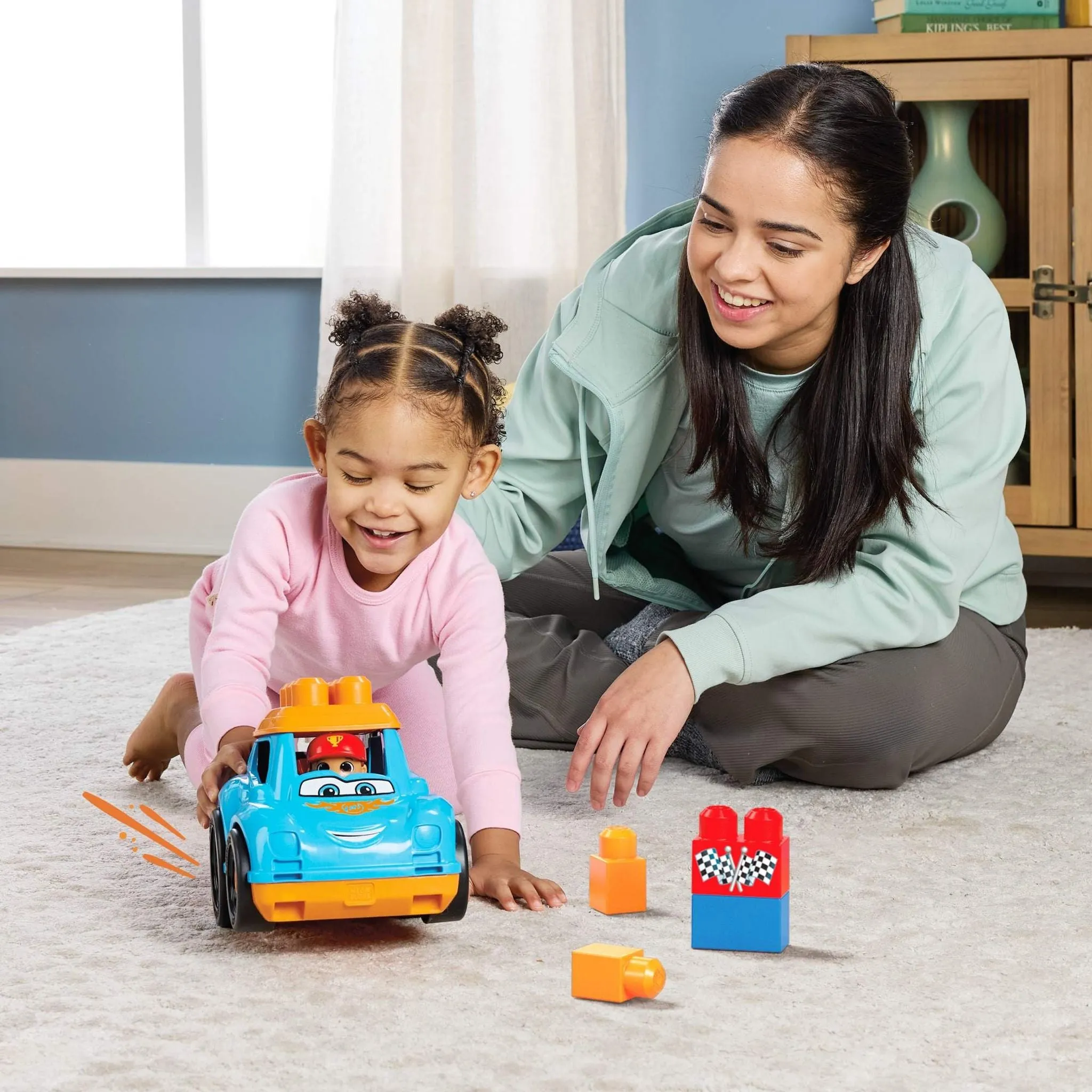 Fisher-Price MEGA BLOKS First Builders Ricky Race Car
