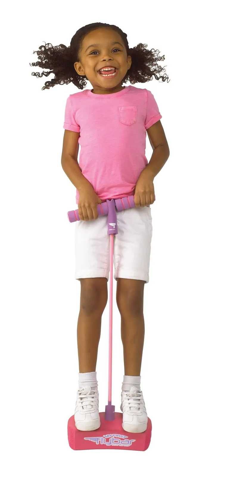 Flybar Jump & Squeak Foam Pogo - Pink