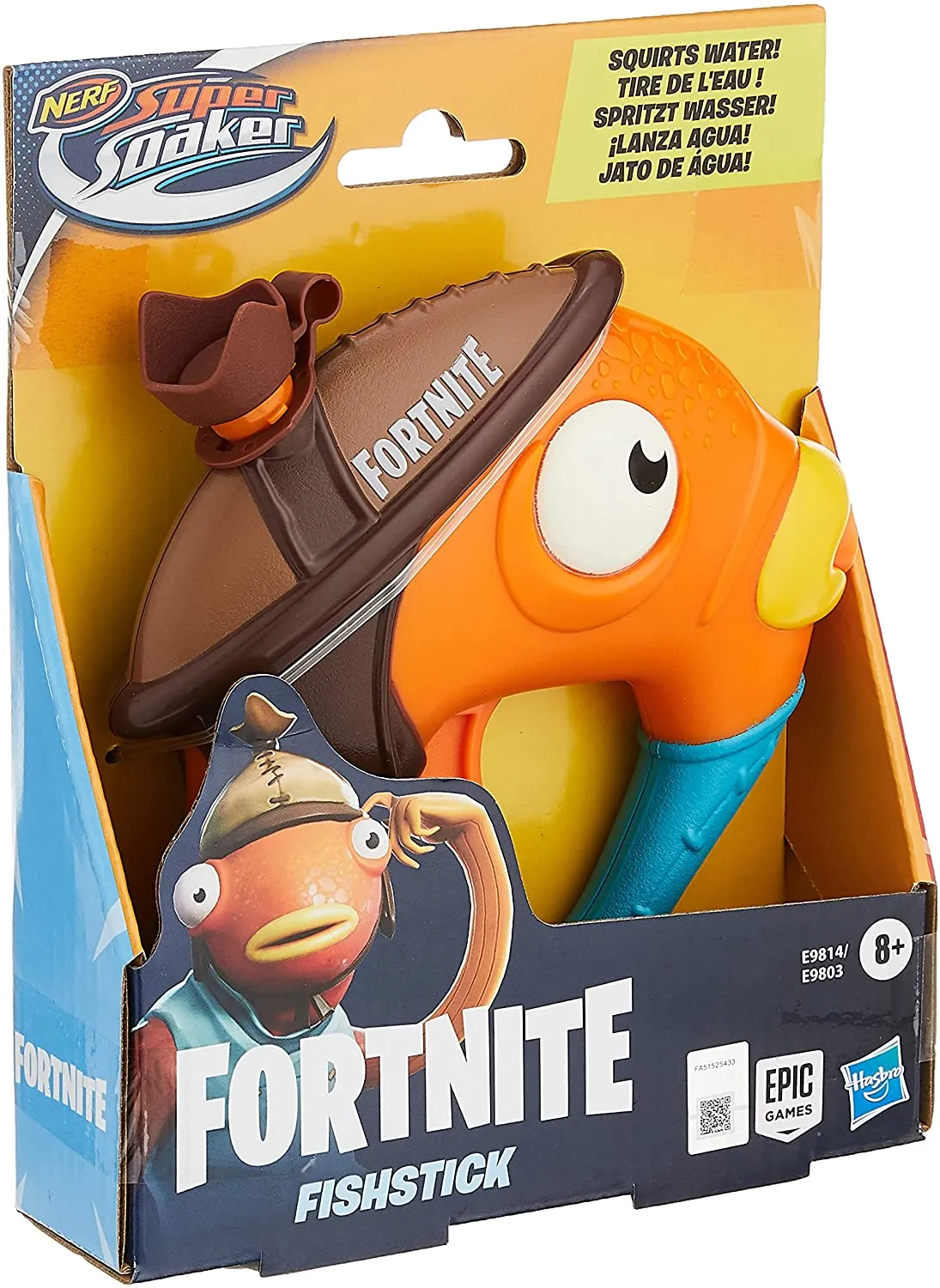 Fortnite - Nerf Super Soaker Fishstick Water Blaster (E98145X1)
