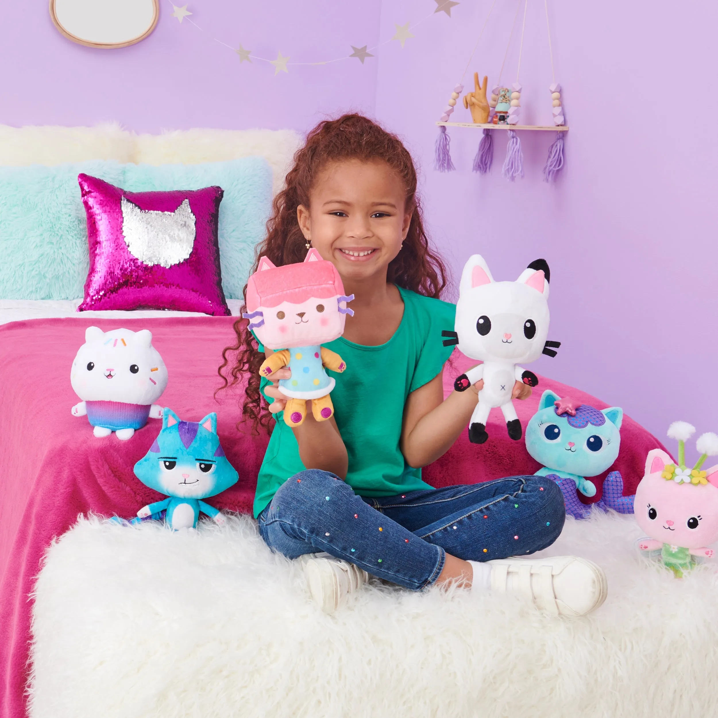 Gabby’S Dollhouse 8-Inch Pandy Paws Purr-ific Plush