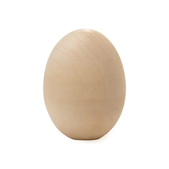 Golden Cockerel | Hollow Wooden Egg 7cm