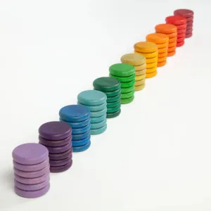 Grapat | 72 Coins in 12 Rainbow Colours