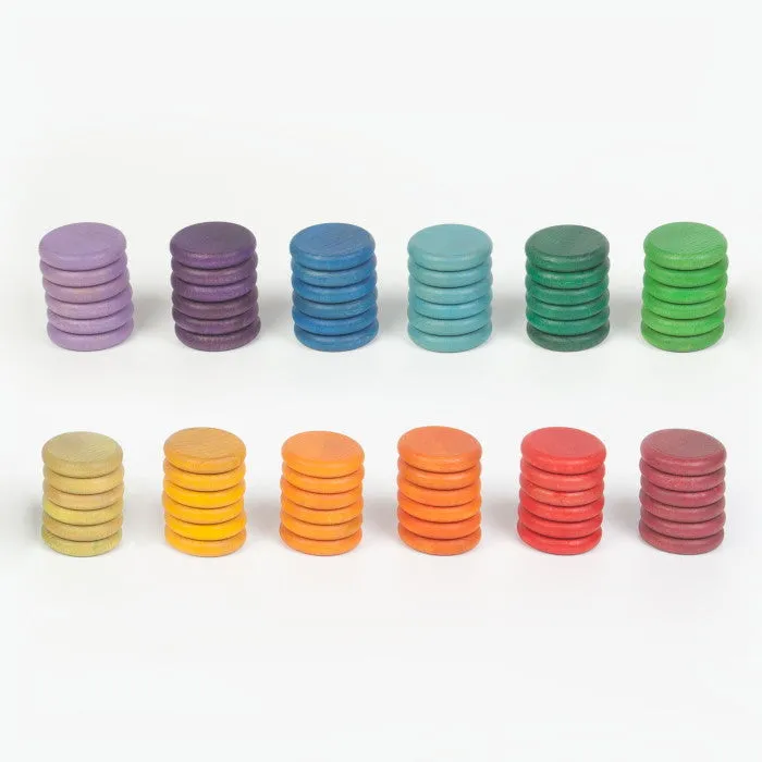 Grapat | 72 Coins in 12 Rainbow Colours
