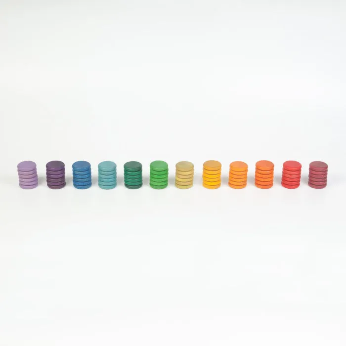 Grapat | 72 Coins in 12 Rainbow Colours