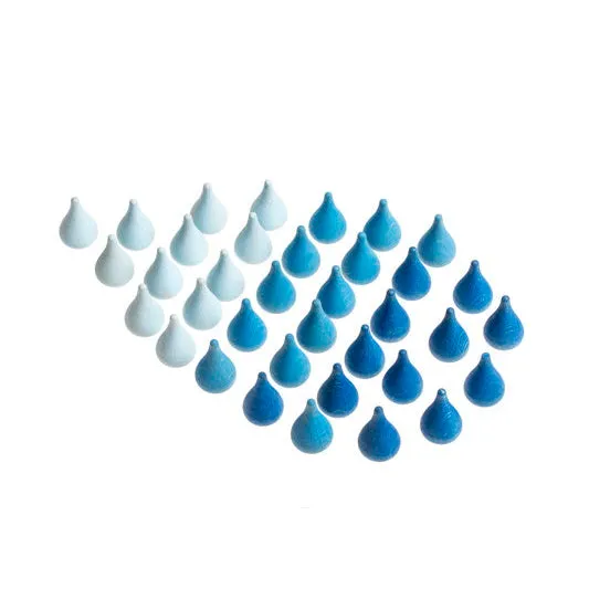 Grapat | Mandala | Blue Raindrops 36 Pieces