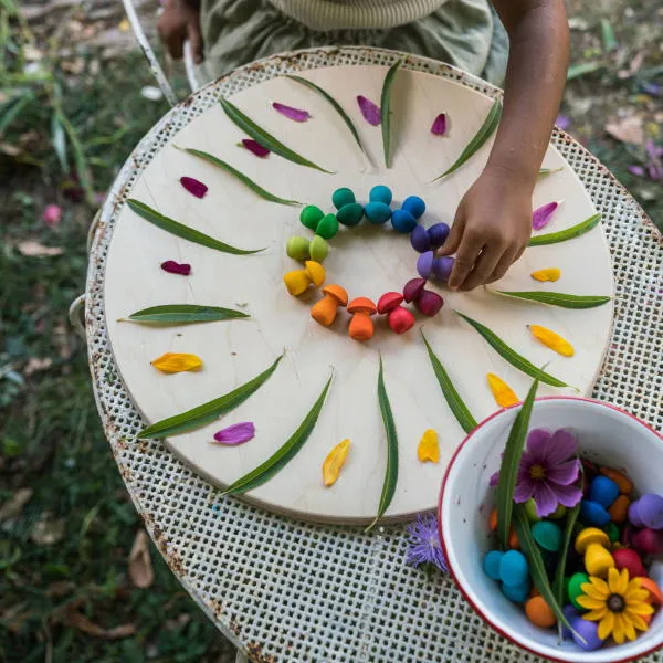 Grapat | Mandala | Little Rainbow Mushrooms 36 Pieces
