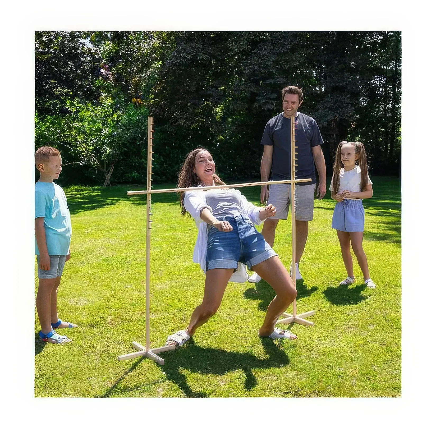 Grasshopper Games Wooden Limbo Set