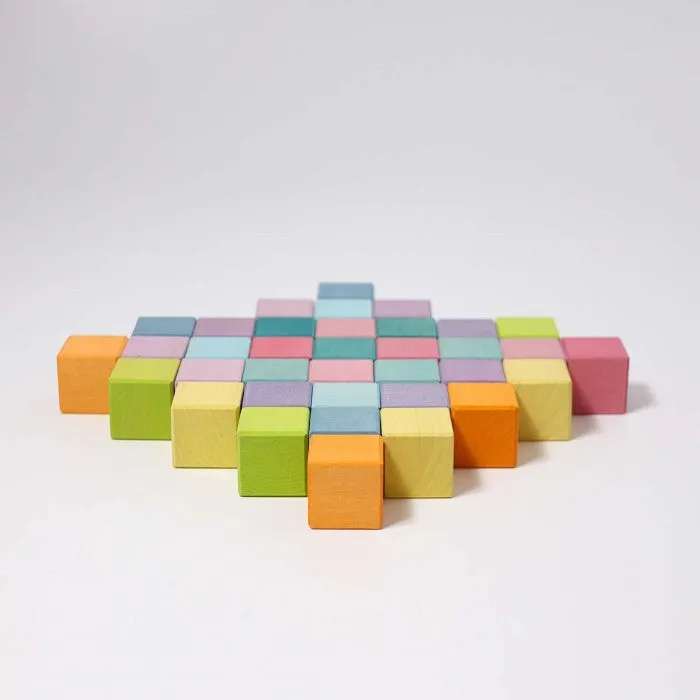 Grimm's | Square Mosaic | Pastel 36 Blocks
