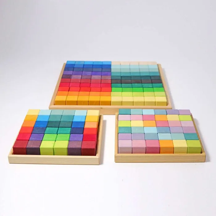 Grimm's | Square Mosaic | Pastel 36 Blocks