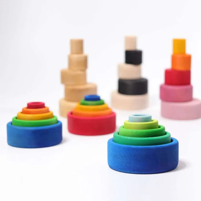 Grimm's | Stacking Bowls Outside Red