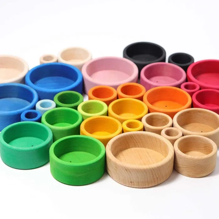Grimm's | Stacking Bowls Outside Red