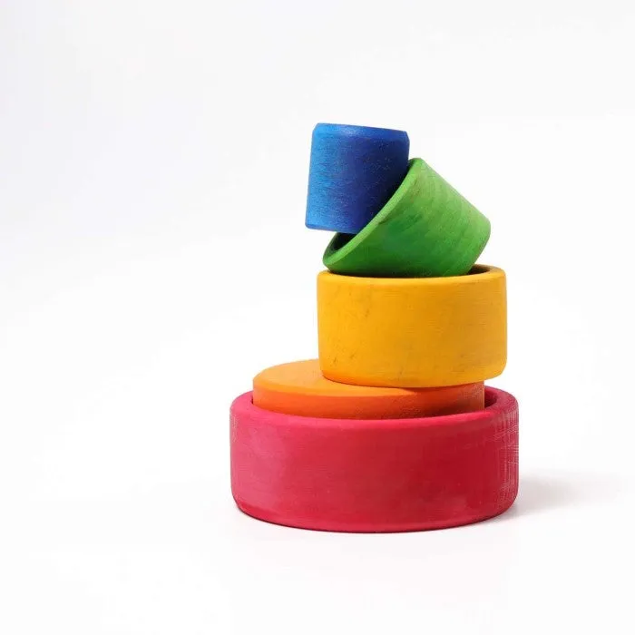 Grimm's | Stacking Bowls Outside Red