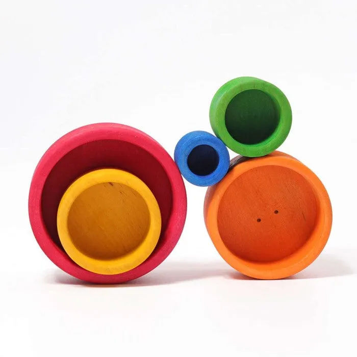 Grimm's | Stacking Bowls Outside Red