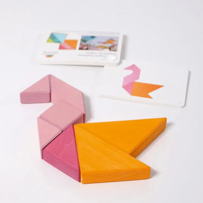 Grimm's | Tangram Pink/Orange