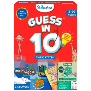 Guess in 10 The 50 States Educational Board Game