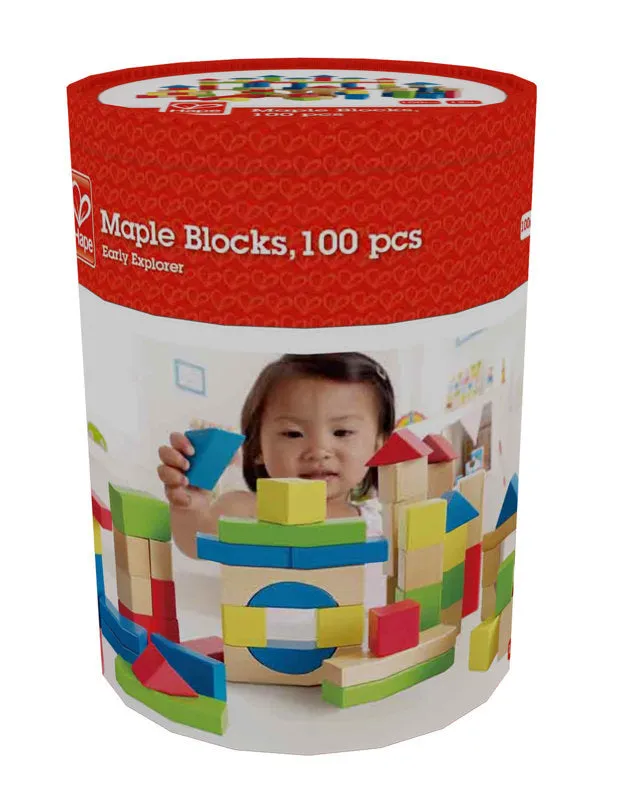 Hape Build Up And Away Blocks 100 Pieces